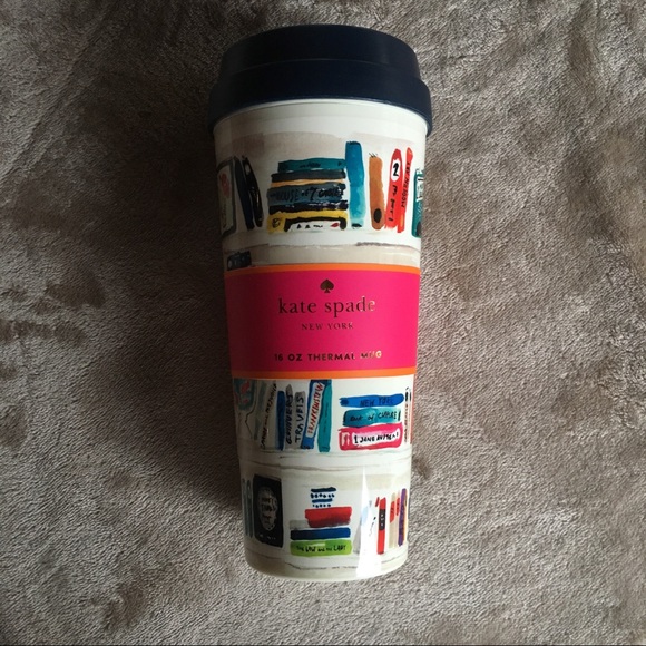kate spade Other - ♠️ Kate Spade books travel mug